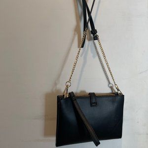 a new day - black cross body bag/purse